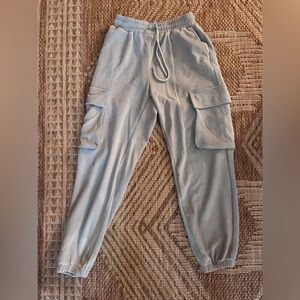 Adika Sage Green Ribbed Joggers